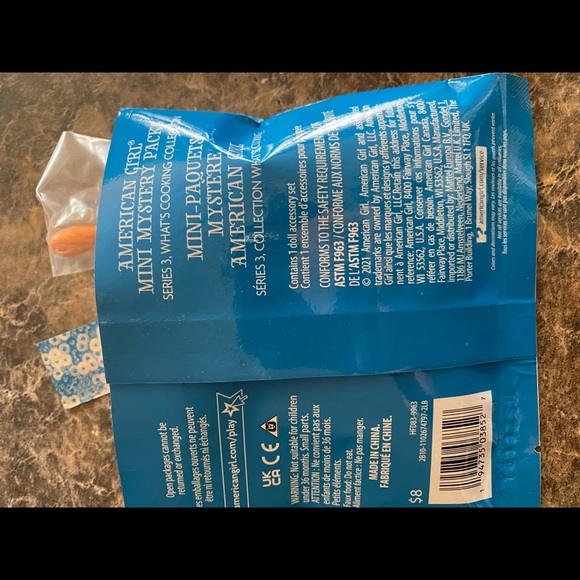 American Girl mini Mystery What’s Cooking Collection Rolling Pin and Dough - Picture 2 of 4